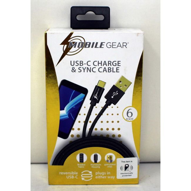 Mobile Gear USB-C Charge & Sync Cable (See Description)