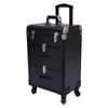 Professional Rolling Makeup Train Case Cosmetic Trolley Makeup Storage Organizer