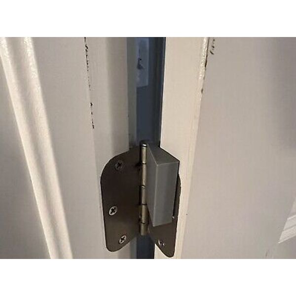 20 Deg. Door Hinge Stop. Perfect For Pets. Prevents Door From Closing.