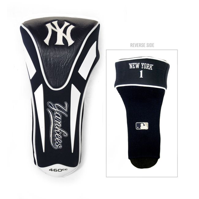 Team Golf MLB New York Yankees Single Apex Driver Head Cover Golf Club Single Apex Driver Headcover, Fits All Oversized Clubs, Truly Sleek Design