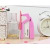 Bostitch Office InCourage Spring-Powered Compact Stapler, BCA Pink (1588), plastic-half strip