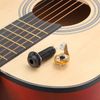 sourcing map Guitar Input Jack 1/4" Jack Mono Panel Mount Socket Black for Guitar Bass Speakers Footswitch 4pcs