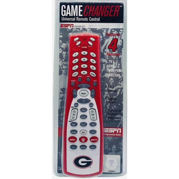 Georgia Bulldogs Universal Remote Control by One for All-NIP