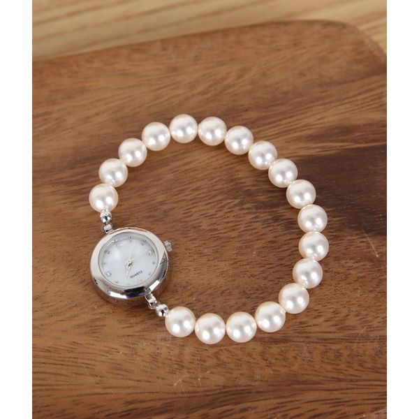 Simple Pearl Watch Bracelet