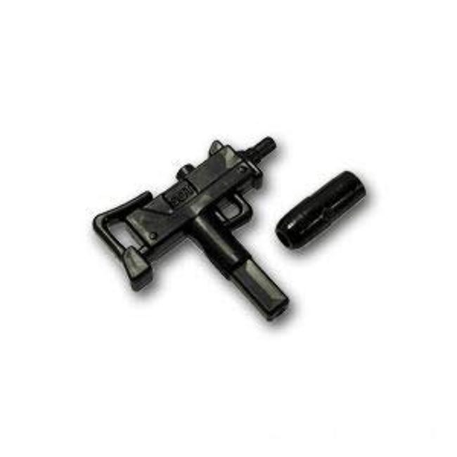 [SIDAN TOYS] Submachine Gun Ingram M11 with Silencer for Minifigure, Lego Custom Parts [Lego Compatible] Weapon Gun