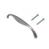 KITCHEN CUPBOARD DOOR PULL HEAVY D HANDLE CHROME 96MM ( pack 2 )