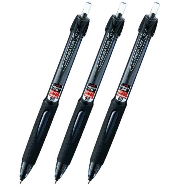 三菱鉛筆 Power Tank 07 sn200pt0724 Black [Set of 3]