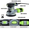 WORKPRO 5" Random Orbit Sander 6 Variable Speeds Sander 7000 to 14000 RPM 2.5Amp