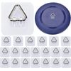 AccEncyc Wall Hangers 20 Pack - Vertical Plate Holders, Adhesive Clear 