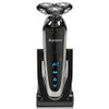 Kurener Electric Shaver Razor for Men Rechargeable 100% Waterproof Rotary for Shaving with Nose Trimmer Sideburns Trimmer Face Cleaning Brush