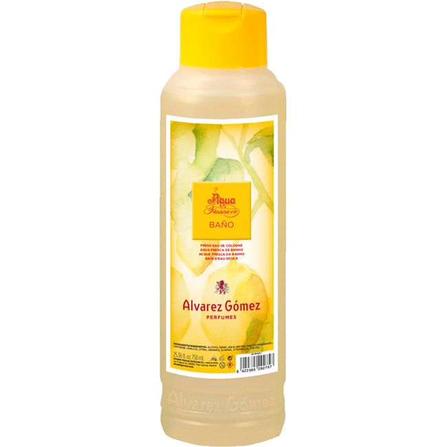 Alvarez Gomez Agua Fresca Lemon Splash Classic Cologne, 750 ml