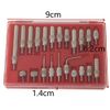 22 Pcs Digital Dial Indicator Points Set, Digital Indicator End Tip Point Set 0.01mm Dial and Electronic Indicator Point Set for Dial Gauge