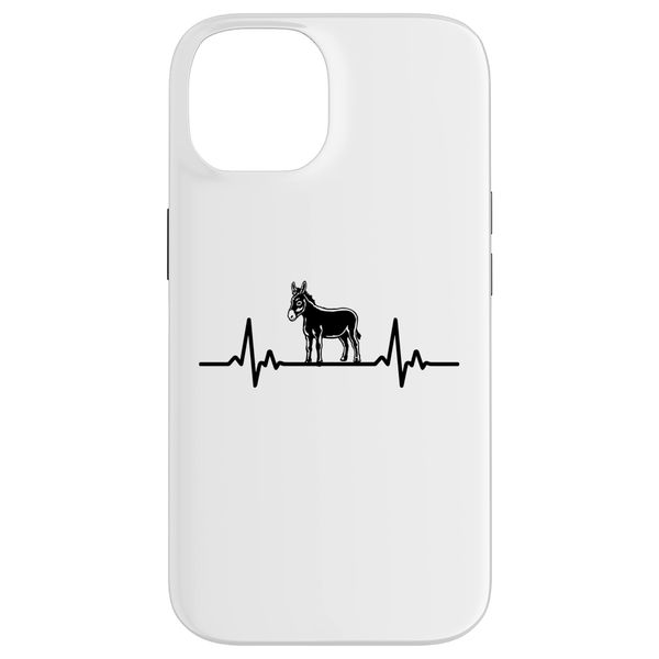 iPhone 14 cute Donkey Heartbeat Case