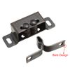 sourcing map Retro Wardrobe Door Iron Double Ball Roller Catch Latch, Copper Tone 4pcs