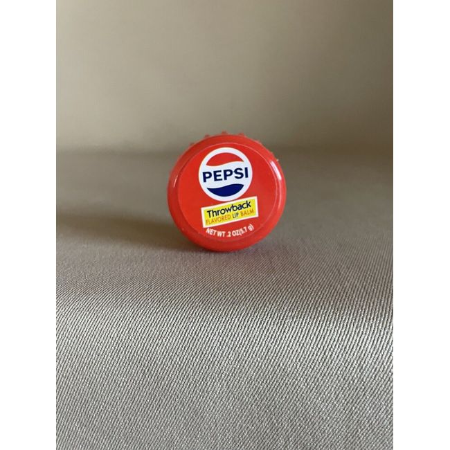 .2 Oz. Pepsi Throwback Flavored Lip Balm In Little Tub By Lotta Luv Beauty, New!