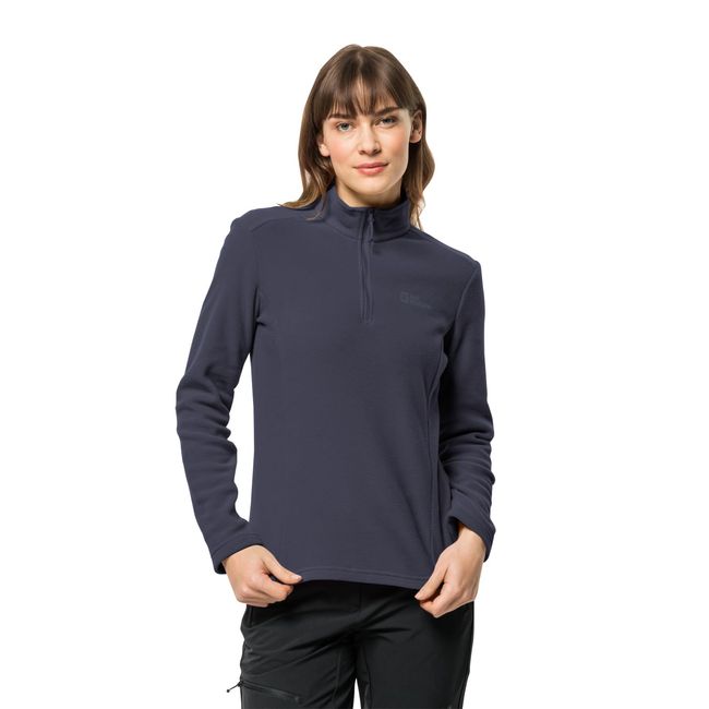 Jack Wolfskin Damen Taunus HZ W Fleecepullover, Graphite, L