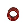 TWP 1/2-28 1/2“x28 TPI Thread Protector,Aluminum 6061 T6 Anodized Red, Free Stainless Steel 1/2 Crush Washer