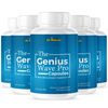 The Genius Wave Pro- Brain Support- 5 Bottles- 300 Capsules