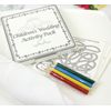 x10 - WEDDING TABLE FAVOURS GIFT - COLOURING FUN ACTIVITY PACK/GAME PUZZLE BOOK