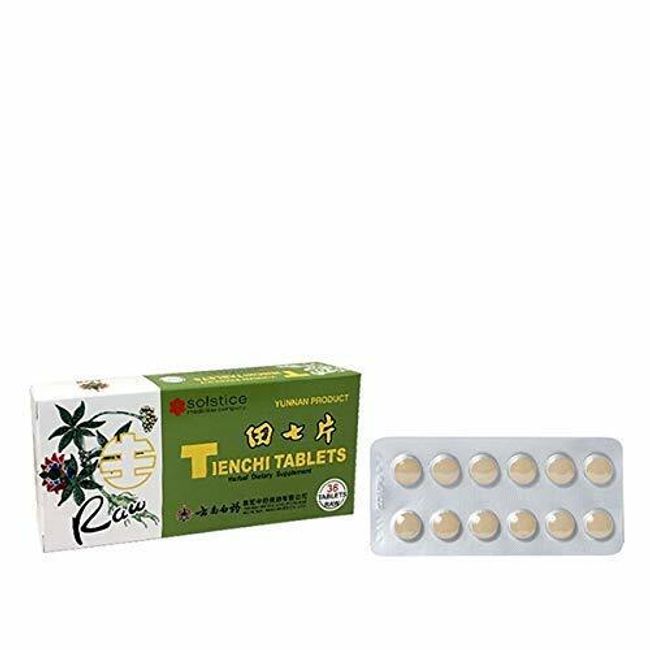 Solstice Tienchi Raw Ginseng Tea Instant Tablet - 36 Tablet Pack