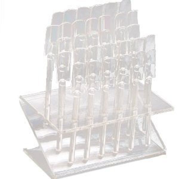 32pc Clear Pop Stand For Nail Polish Gel Acrylic Design Display