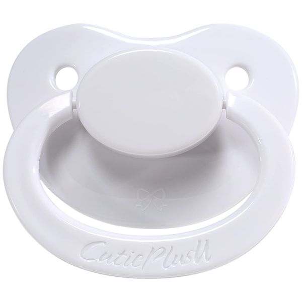 [CutiePlusU] Adult Large Pacifier for Adults [White]