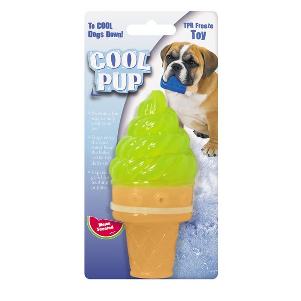 Cool Pup Cooling Toy (Ice Cream (Mini), Green)