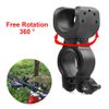 2X Bike Flashlight Mount Handlebar Light Holder Bracket Torch Clip 360º Rotation