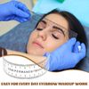 Healifty Eyebrow Ruler PVC Flexible Eyebrow Microblading Ruler Permanent Makeup Measuring Tool Eyebrow Microblading Delivery