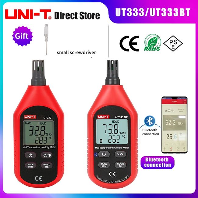 Bluetooth Digital Electronic Temperature and Humidity Meter Gauge