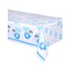 Blue Elephant Boy Baby Shower Plastic Tablecloth, 84" x 54"