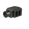 Competition Tanker Muzzle Brake 14x1 Left Hand Thread All Steel Black
