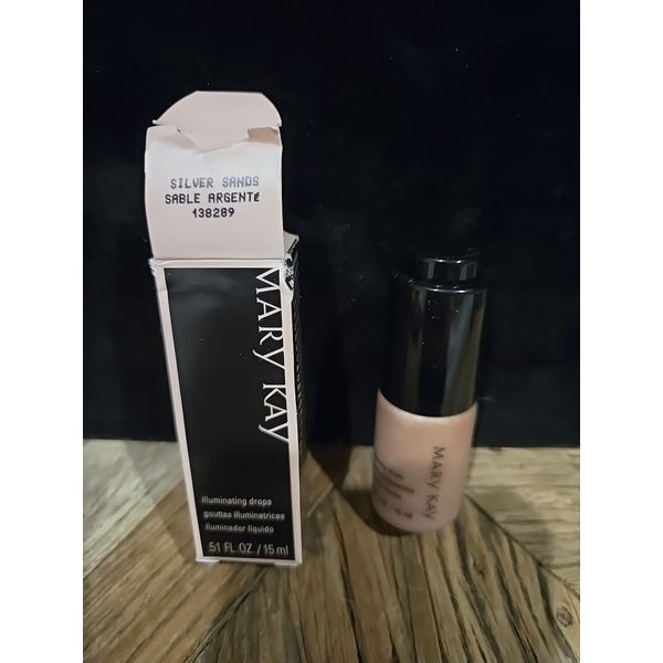 Mary Kay Illuminating Drops - Silver Sands 138289  NIB - NOS FREE SHIPPING