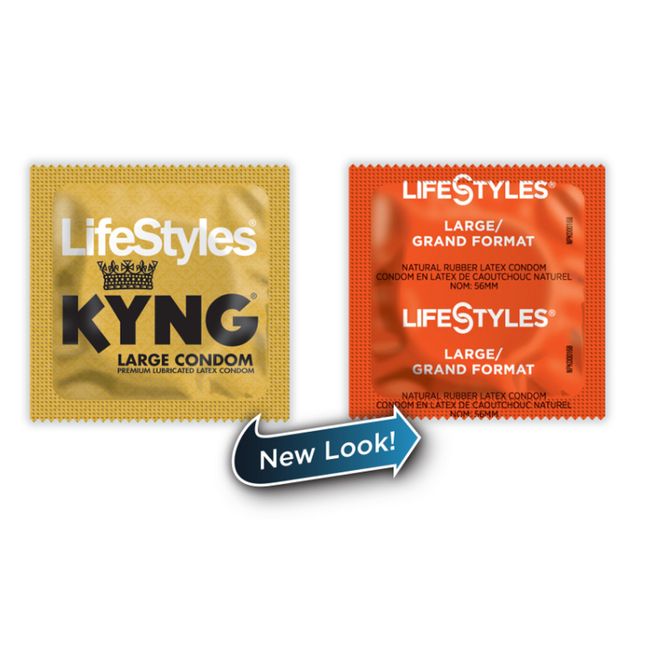 50 CT LifeStyles Large (KYNG) Condoms