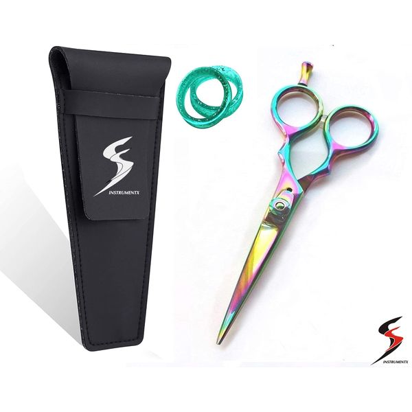 KATX Titanium Hair Scissors, Hairdressing Scissors Barber Salon Scissors 5.5" (14cm)