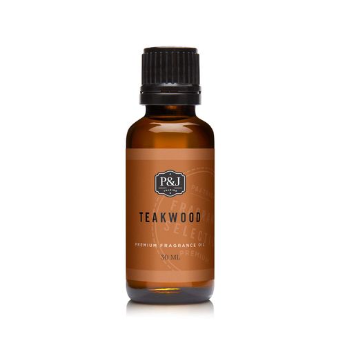 P&J Trading Fragrance Oil | Teakwood Oil 30ml - Candle Scents for Candle Making, Freshie Scents, Soap Making Supplies, Diffuser Oil Scents