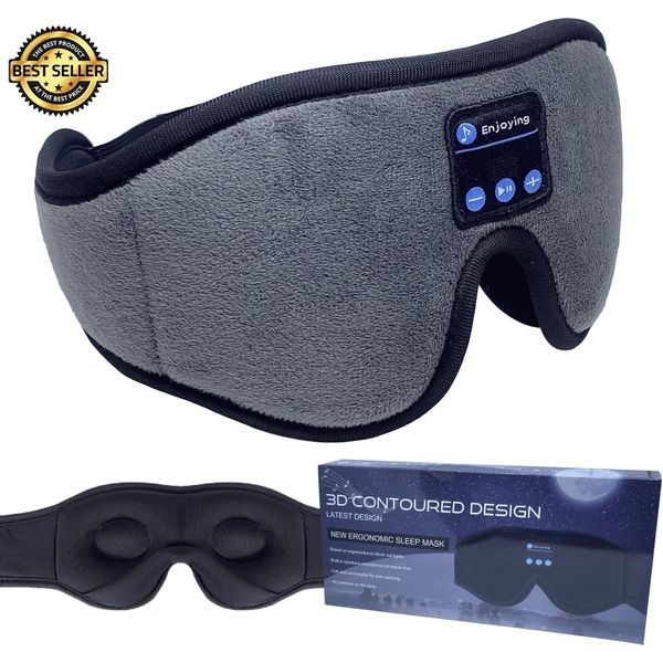 Sleep Mask With Bluetooth Headphones - 3D Sleep Mask Eye Mask - Ergonomics