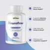 Neuroflow- Brain Support- 3 Bottles- 180 Capsules