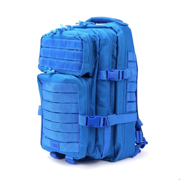 Osage River Fishing Tackle Backpack with Fishing Rod Holder, Large Fishing Tackle Bag for Tackle Trays, Tackle Box Backpack for Bass Fishing Camping Traveling Hunting, Electric Eel Blue