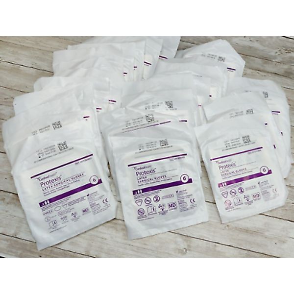 22 Pair Cardinal Health Protexis Latex Surgical Glove Sterile Size: 6 See Dates