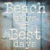 Beach Days by Marcus Prime - 12x12 Art Print Poster