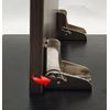 2 Pack Hidden Hinges Trap Door Hinges for Folding Self Locking Hinged Cabinet Doors, Kitchen Folding Table Extensions