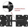 Self Closing Gate Hinges Adjustable Heavy Duty Hardware 90 Degree Gate Hinges