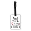 Gift Base Trust Me I'm A Nurse Visual Luggage Tag with Black Strap