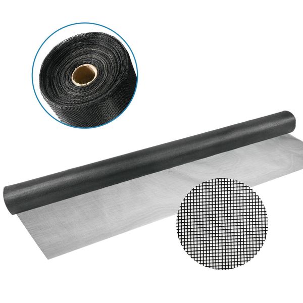 48 Inch x 100 Ft Door Window Screen Mesh Roll Door Screen Replacement