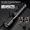 2 Pack LED Super Bright Flashlight Torch Tactical Lamp Zoomable 3 Modes Camping