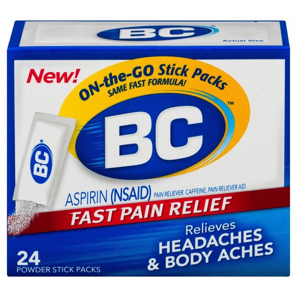 BC Aspirin Fast Pain Relief Powders 24 ea