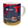Partisan Sergio Perez F1 Ceramic Mug - 11oz Blue/Red/Yellow