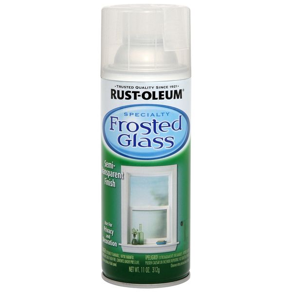 Rust-Oleum 1903830 Frosted Glass Spray Paint, 11 oz, Frosted Glass