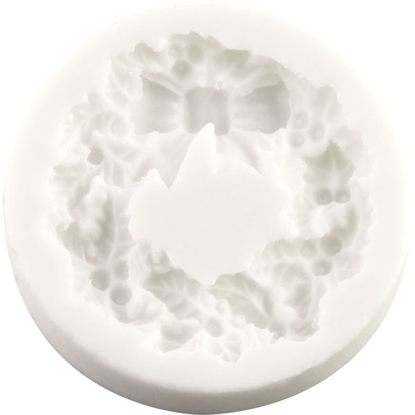 Holly Wreath Silicone Mould